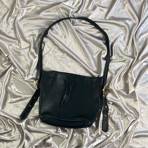 Vintage Coach leather bucket bag